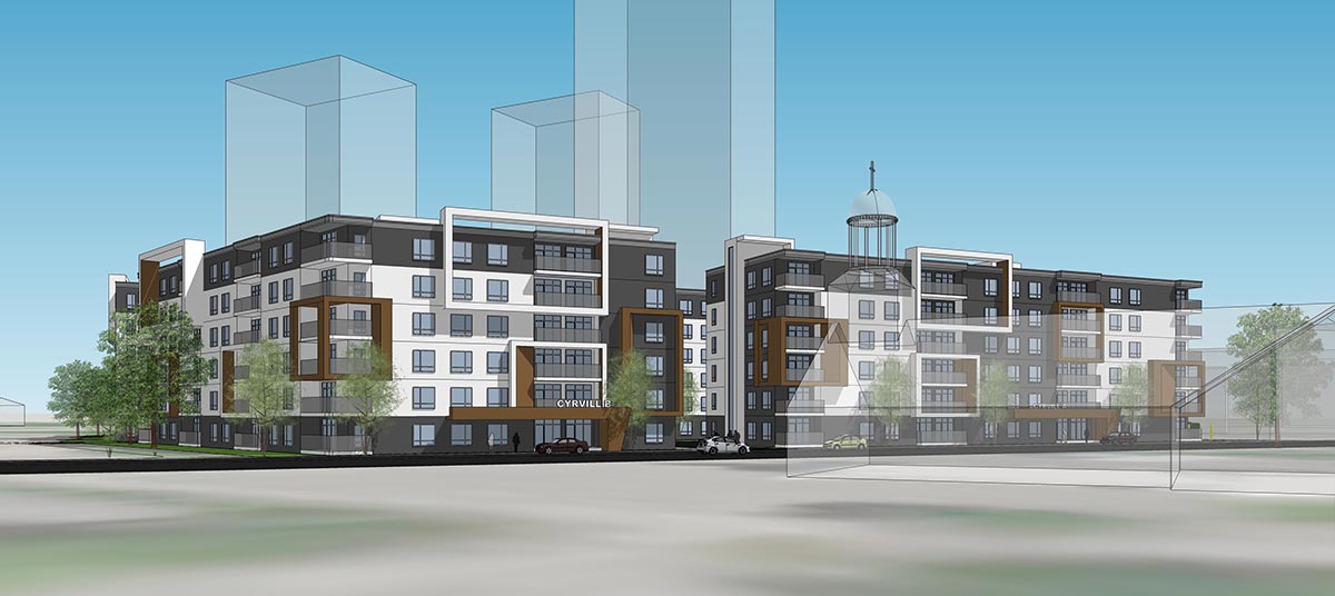 Cyrville — facade detail