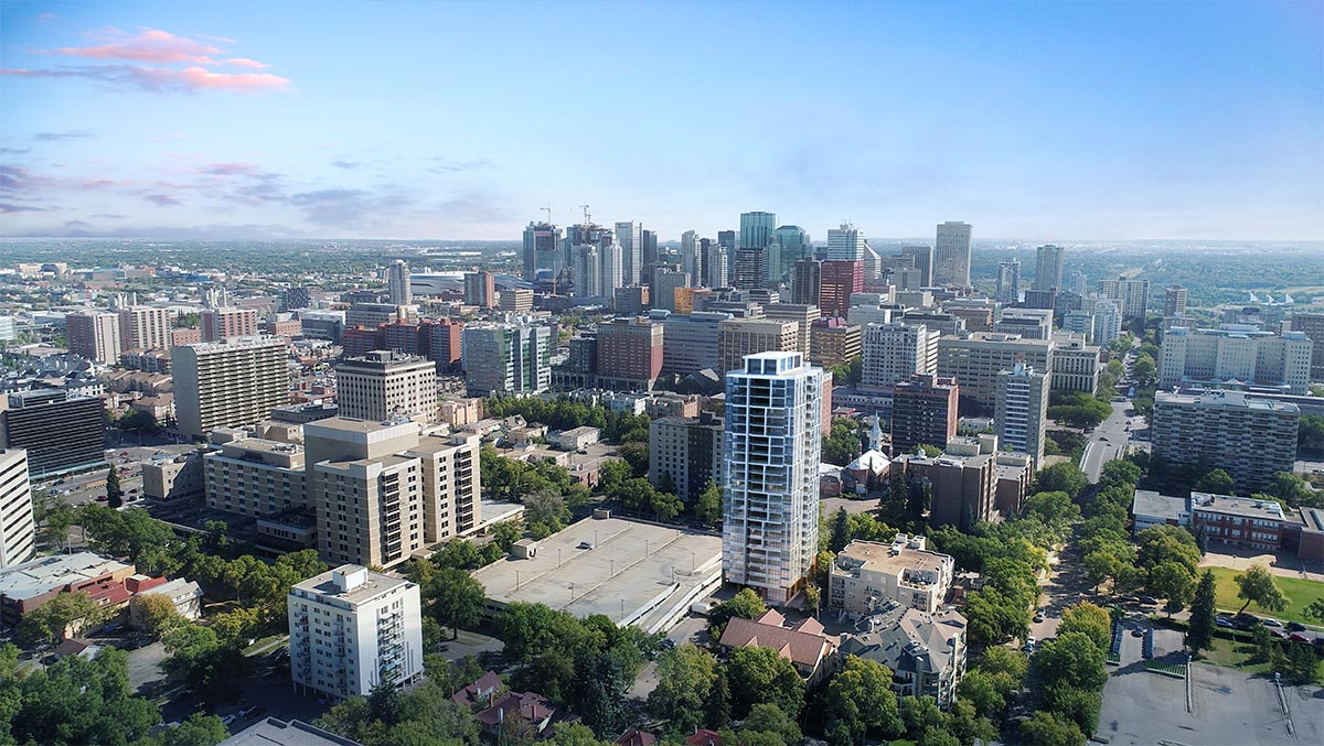 The View — facade detail