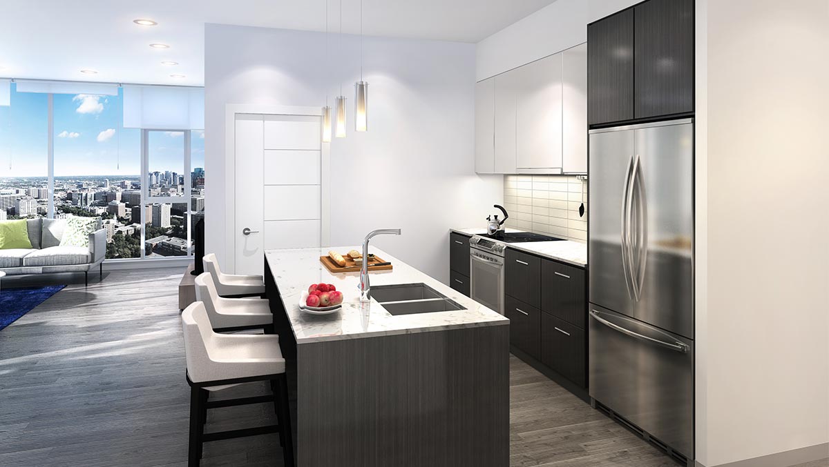 The View — interior space