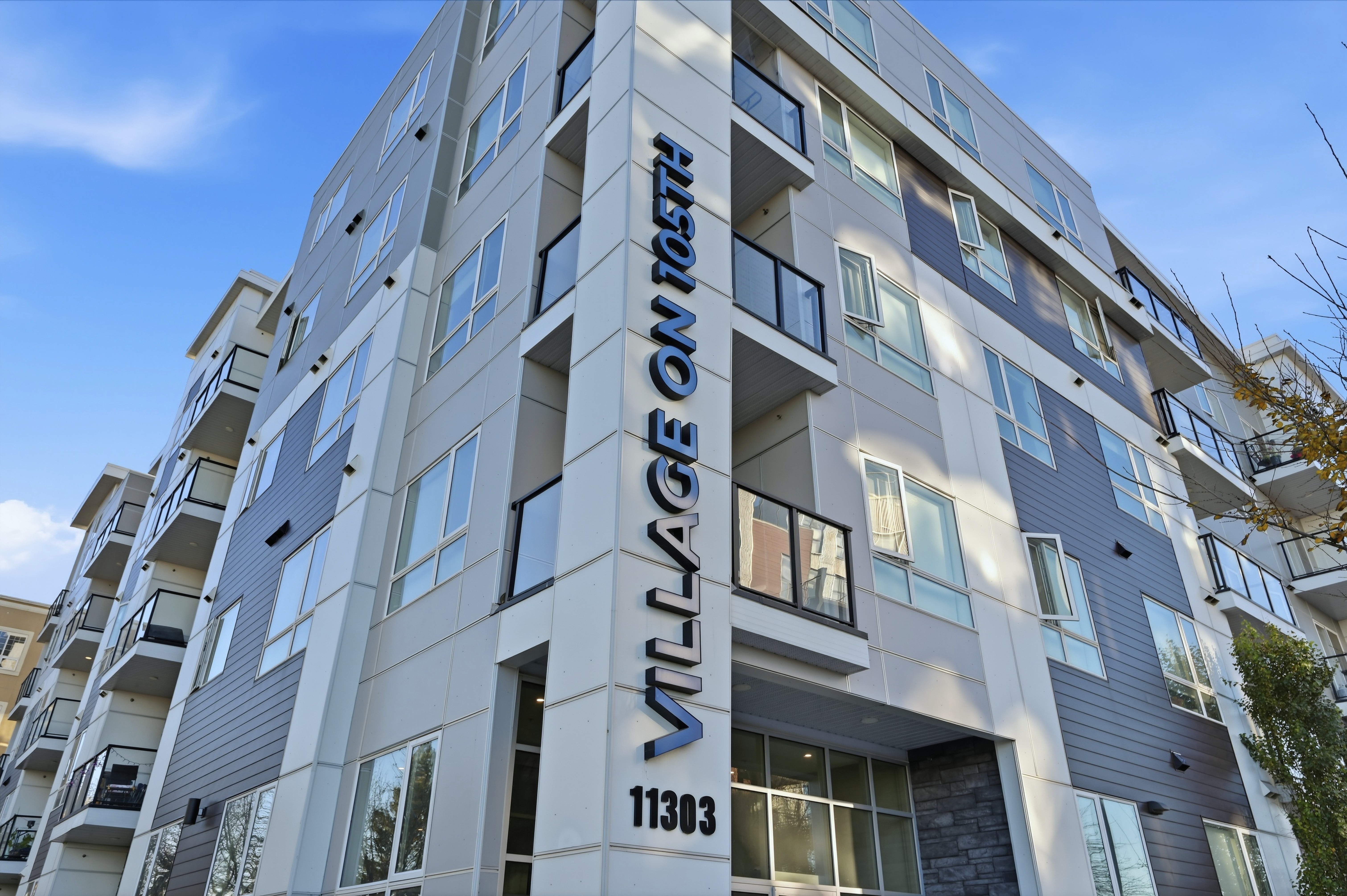 Village on 105th — facade detail